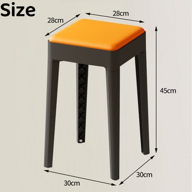 Stackable Stool Stacking chair Simple Installation Furniture Seat SG