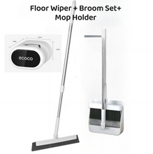 Load image into Gallery viewer, Rotatable Broom and Wind Proof Dust Pan with Broom Comb Broom Set Non-Stick Broom Magic Wiper Set
