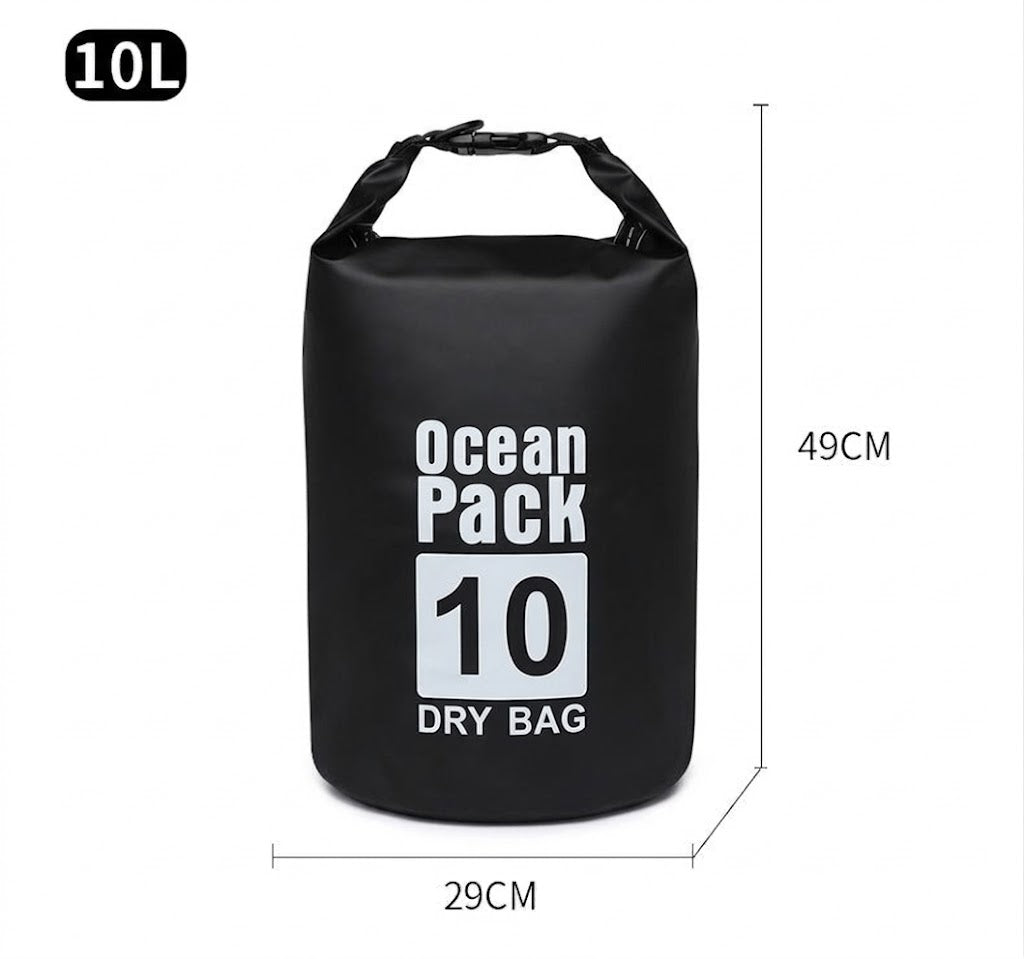 [SG] Waterproof Dry Bag Backpack Professional Ocean Pack 防水袋 Large Size Hiking Diving Bag Travel Outdoor Sling Shoulder Bag Swimming Kayaking Rafting Camping Beach Fishing Watersports Roll Top Dry Sack Large Capacity Storage Bag Men Women