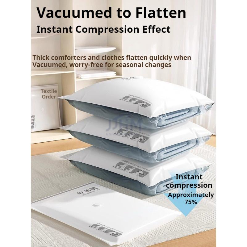 <Thicken PVC> Vacuum Storage Bag vacuum sealer bag Travel Vacuum Bag compress Mini Storage Bag Vacuum Bag Pump Travel Compressed Bag Mini Vacuum Sealer Machine