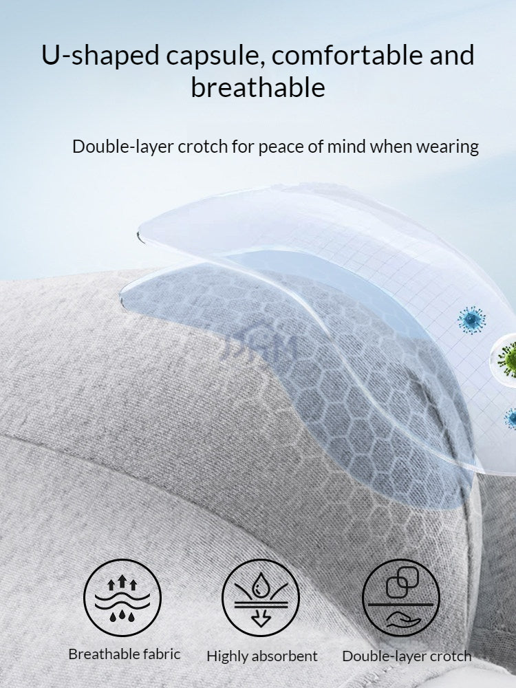 [SG] Men's Disposable Underwear Travel Business Trip No Wash Underwear Individually Packaged Sterile Disposable Boxer Briefs Breathable Cotton Underwear Emergency Travel Essentials Hospital Maternity Confinement Men Boxer Shorts