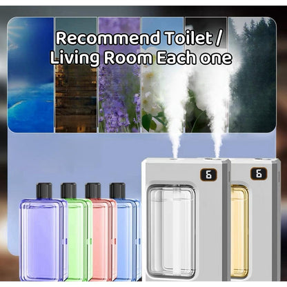 SG Automatic Aroma Diffuser Rechargeable Digital Dis Play Essential Oil Fragrance Machine Air Humidifiers Perfume