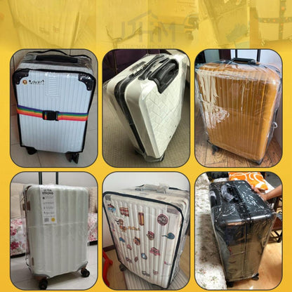 SG PVC Luggage Transparent Cover - Waterproof Plastic Protector Suitcase & Bag Travel 20 24 26 28 30 Inch