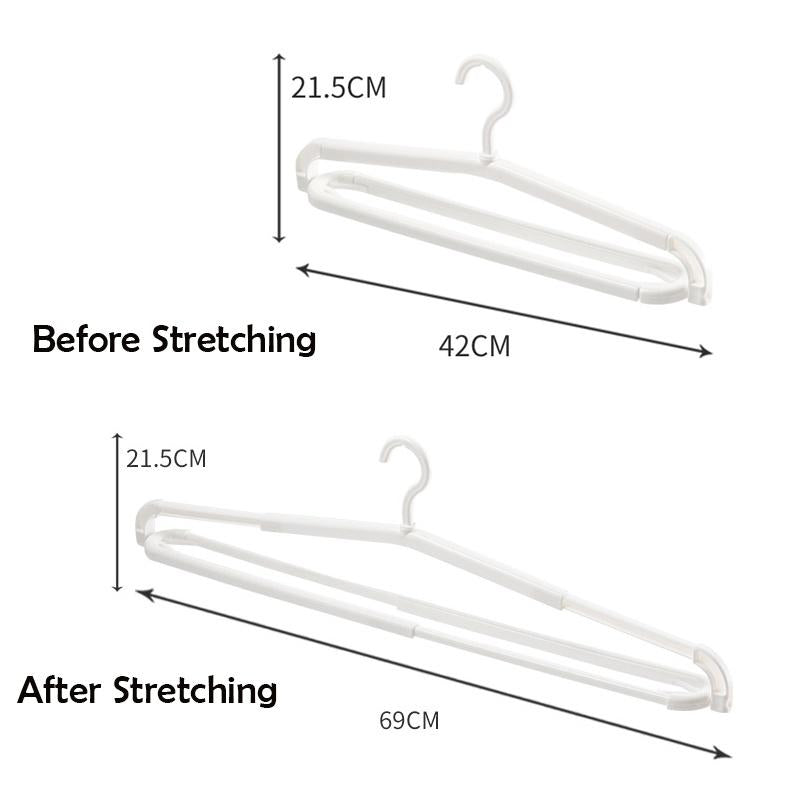 SG Retractable Hanging Clothes Hanger Laundry Towel Drying Rack Space Saver Closet Organizer Indoor Outdoor