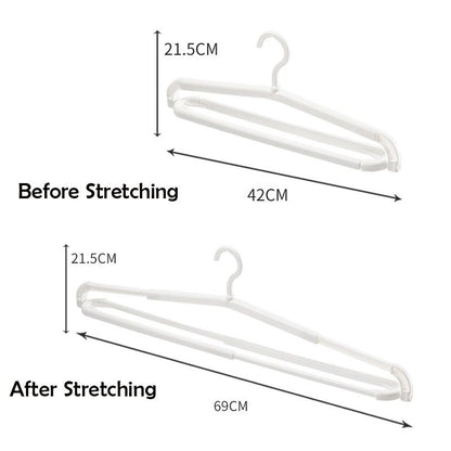 SG Retractable Hanging Clothes Hanger Laundry Towel Drying Rack Space Saver Closet Organizer Indoor Outdoor