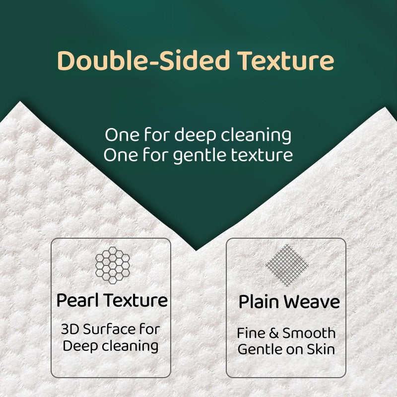 <Premium Cotton> Disposable Facial Towel, Makeup Remover Tissue, Towel, Large and Thick wipes
