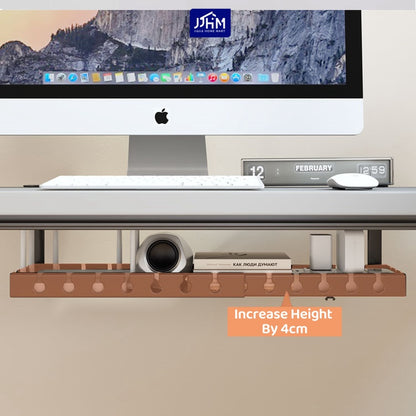 Under Table Cable tray/Cable Management Tray/Under Desk Cable Management Tray Desk Bottom Socket Holder Line Rack