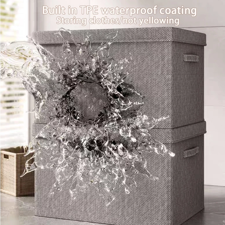 <Buy 5 Free 1> Folding storage box clothes storage box household fabric sorting box wardrobe clothes quilts, layered storage basket