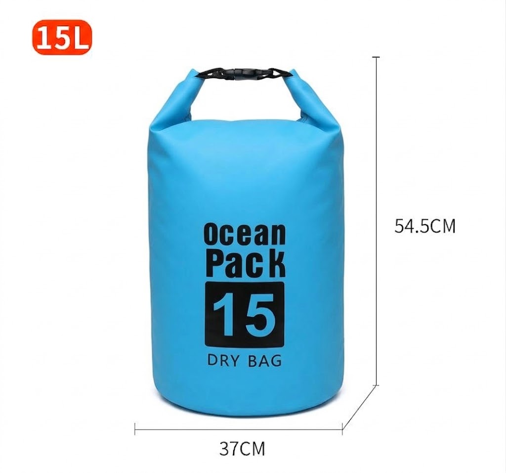 [SG] Waterproof Dry Bag Backpack Professional Ocean Pack 防水袋 Large Size Hiking Diving Bag Travel Outdoor Sling Shoulder Bag Swimming Kayaking Rafting Camping Beach Fishing Watersports Roll Top Dry Sack Large Capacity Storage Bag Men Women