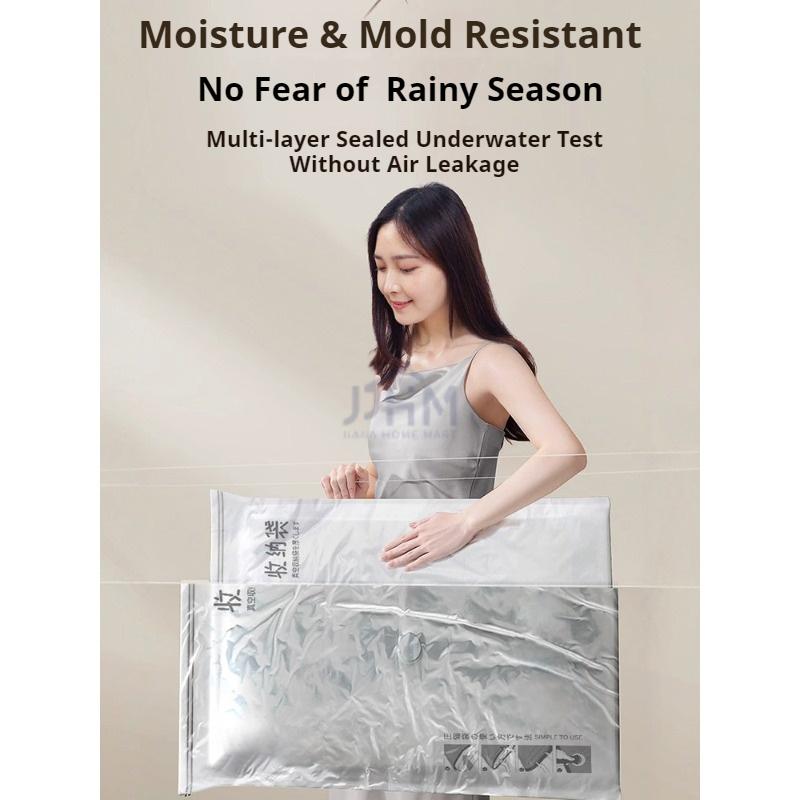 <Thicken PVC> Vacuum Storage Bag vacuum sealer bag Travel Vacuum Bag compress Mini Storage Bag Vacuum Bag Pump Travel Compressed Bag Mini Vacuum Sealer Machine