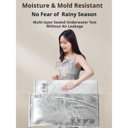 <Thicken PVC> Vacuum Storage Bag vacuum sealer bag Travel Vacuum Bag compress Mini Storage Bag Vacuum Bag Pump Travel Compressed Bag Mini Vacuum Sealer Machine