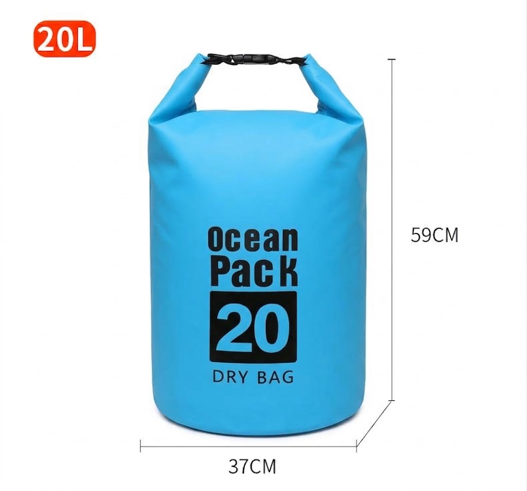 [SG] Waterproof Dry Bag Backpack Professional Ocean Pack 防水袋 Large Size Hiking Diving Bag Travel Outdoor Sling Shoulder Bag Swimming Kayaking Rafting Camping Beach Fishing Watersports Roll Top Dry Sack Large Capacity Storage Bag Men Women