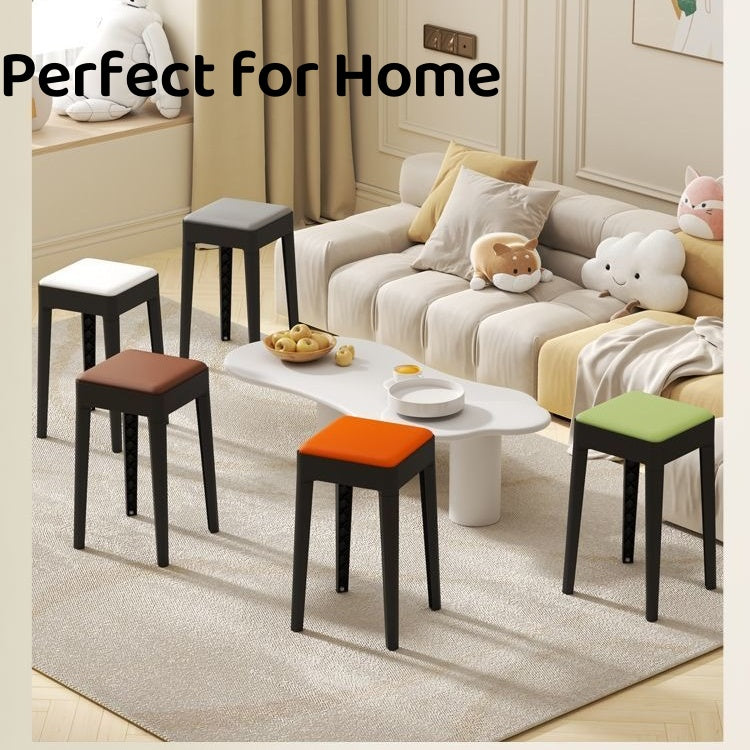 Stackable Stool Stacking chair Simple Installation Furniture Seat SG