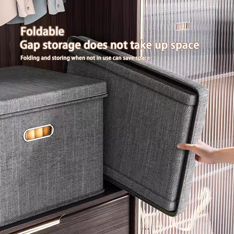 <Buy 5 Free 1> Folding storage box clothes storage box household fabric sorting box wardrobe clothes quilts, layered storage basket