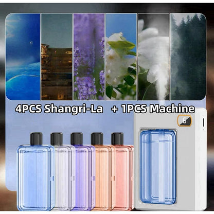 SG Automatic Aroma Diffuser Rechargeable Digital Dis Play Essential Oil Fragrance Machine Air Humidifiers Perfume