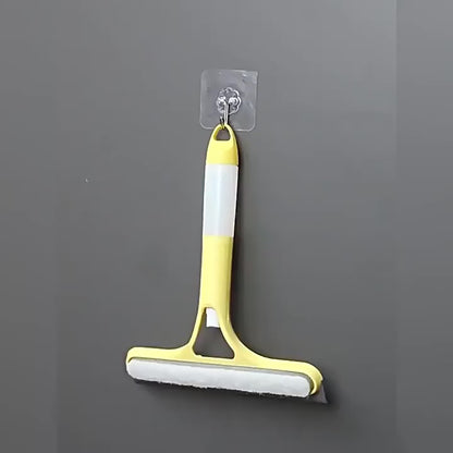 Window Cleaning Wiper Brush With Short Handle
