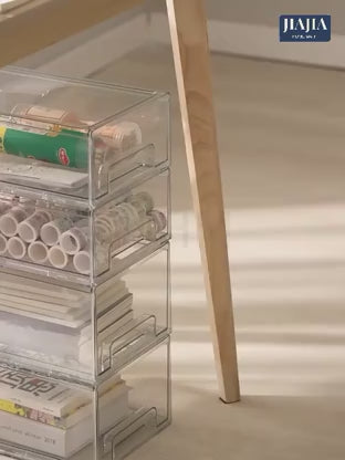 <Buy 3 Free 1> Stackable Transparent Acrylic Drawer Organizer Storage Box