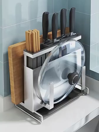 Stainless Steel Kitchen knife Utensil Rack Holder