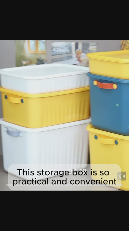 SG Storage box sundries snacks toys clothes storage box desktop living room wardrobe study home plastic cabinet