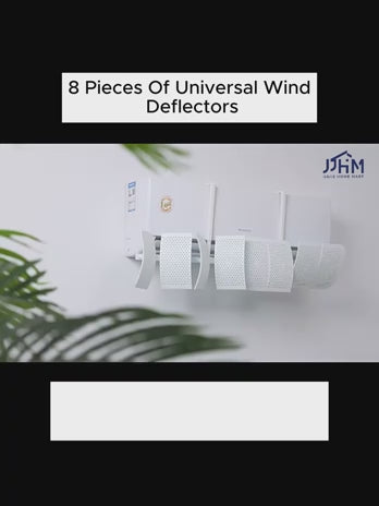 8 Leaf Adjustable Air Conditioner Wind Deflector/ Universal Installation-free Anti-direct Blowing Wind Shield/ Wall-mounted