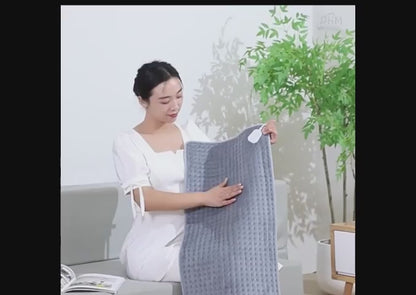 SG Electric Heating Pad Back Neck Massager Menstrual Pain Relief Travel Shoulder Waist Arm Warm Stomach Massage Heat