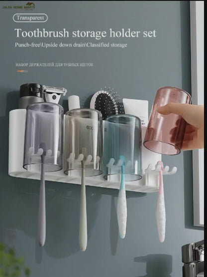 Toothbrush Storage Holder Set