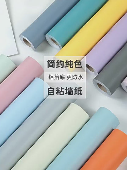 [SG Stock] 2 Meter Long Multi-Colour Self-Adhesive Wallpaper Table Paper Room Wall Paper Baby Room Design Wall Paper