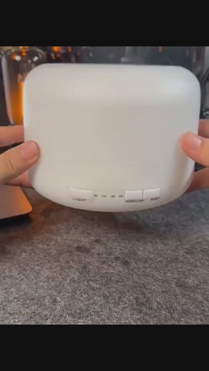 [1.99 NND]500ML Air Humidifier Usb Household Aromatherapy Machine Ultrasonic Spray Large Capacity Ultrasonic Humidifier Aroma Diffuser.LED Light