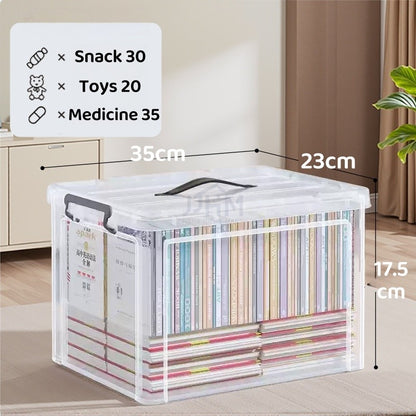NND Transparent Storage Box Extra Large Thick Plastic Storage Box Household Clothes Toy Storage Box With Lid