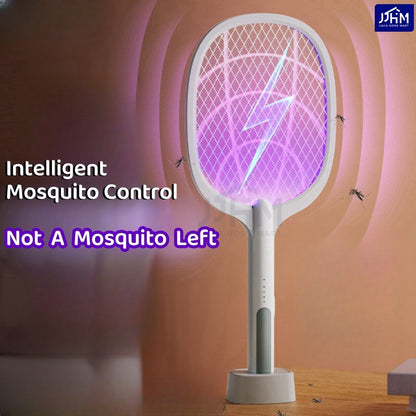 [SG Stock] Update 3in1 Electric Insect Mosquito Racket Mosquito Swatter Killer USB Rechargeable LED Lamp 電蚊拍