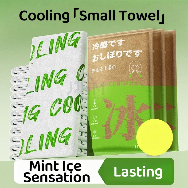 [Ten Milion Hot Selling] Cooling Ice Towels, Cooling Wet Wipes with Plant Formula, Great for Outdoor Concerts Cool Instant Cooling Face/Body Wipes & Handy Body Cool Sheet/Towel Sheets Icy Deodorant Body Wipes