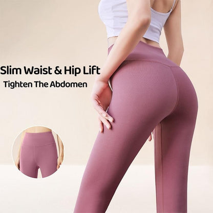 SG Women's No Embarrassing Line Slim Hight Waist Yoga Pants Tummy Control Workout Leggings for Gym Jogging Cycling