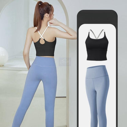 SG Women's No Embarrassing Line Slim Hight Waist Yoga Pants Tummy Control Workout Leggings for Gym Jogging Cycling