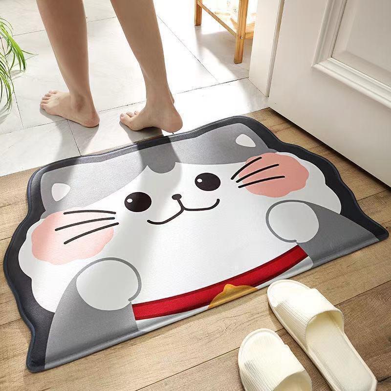 SG IN STOCK Diatom Mud Absorbent Pad Toilet Floor Quick-Drying Mat Non-slip Bathroom floor mat - Super Water Absorbent