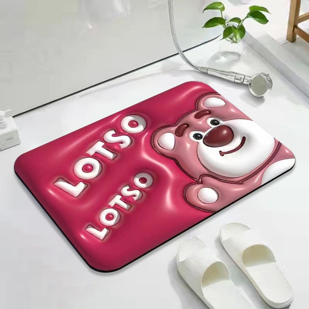 SG IN STOCK Diatom Mud Absorbent Pad Toilet Floor Quick-Drying Mat Non-slip Bathroom floor mat - Super Water Absorbent