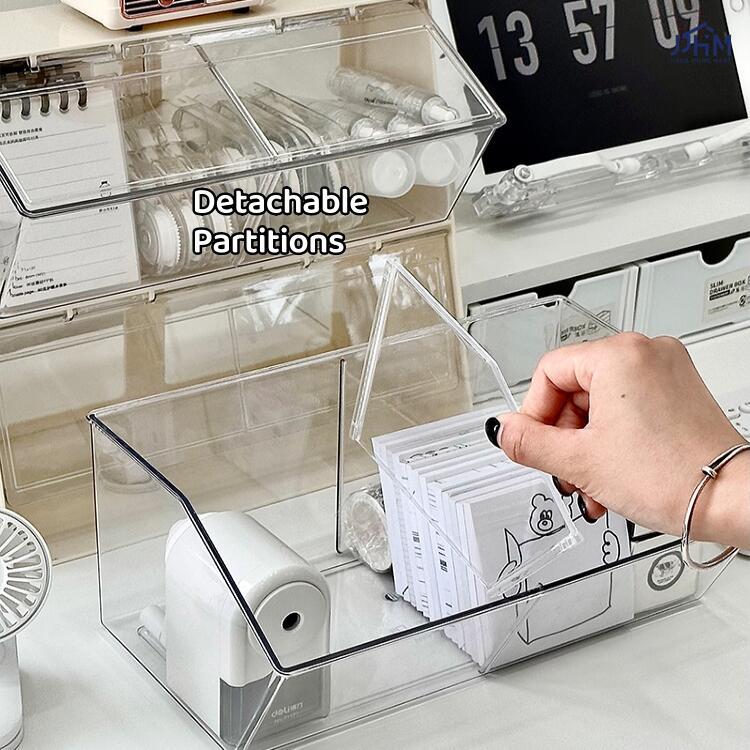 Pen holder storage box office storage rack desktop large-capacity pen bucket student desk stationery organization box