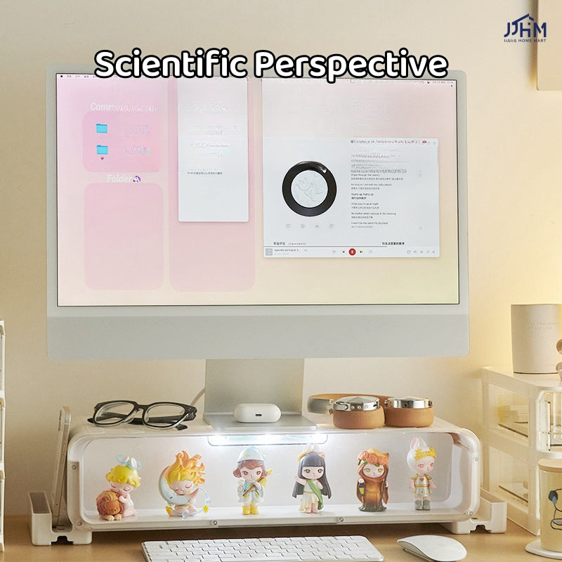 Elevated Rack Toy Display Office Monitor Computer  Desktop Organize Household Neck Computer Screen Bracket