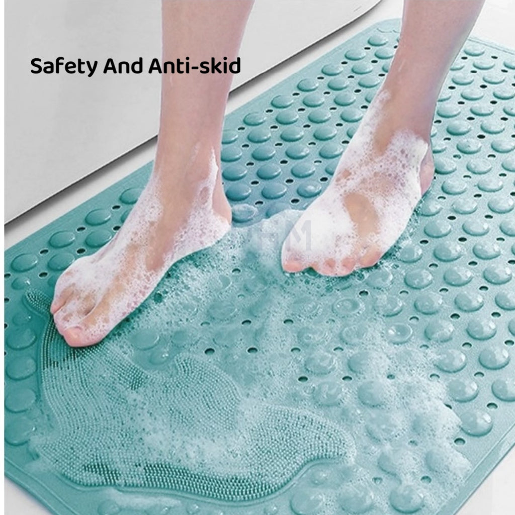 Massage Anti-Slip Mat Toilet Bath Mat Shower Room Waterproof Anti-Fall Foot Mat Household Toilet