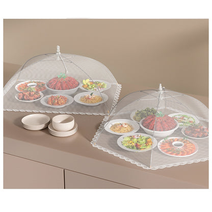 Japanes Style Foldable Food Cover Mesh Cover Outdoor Food Cover Pop Up Mesh Food Cover Dish Cover