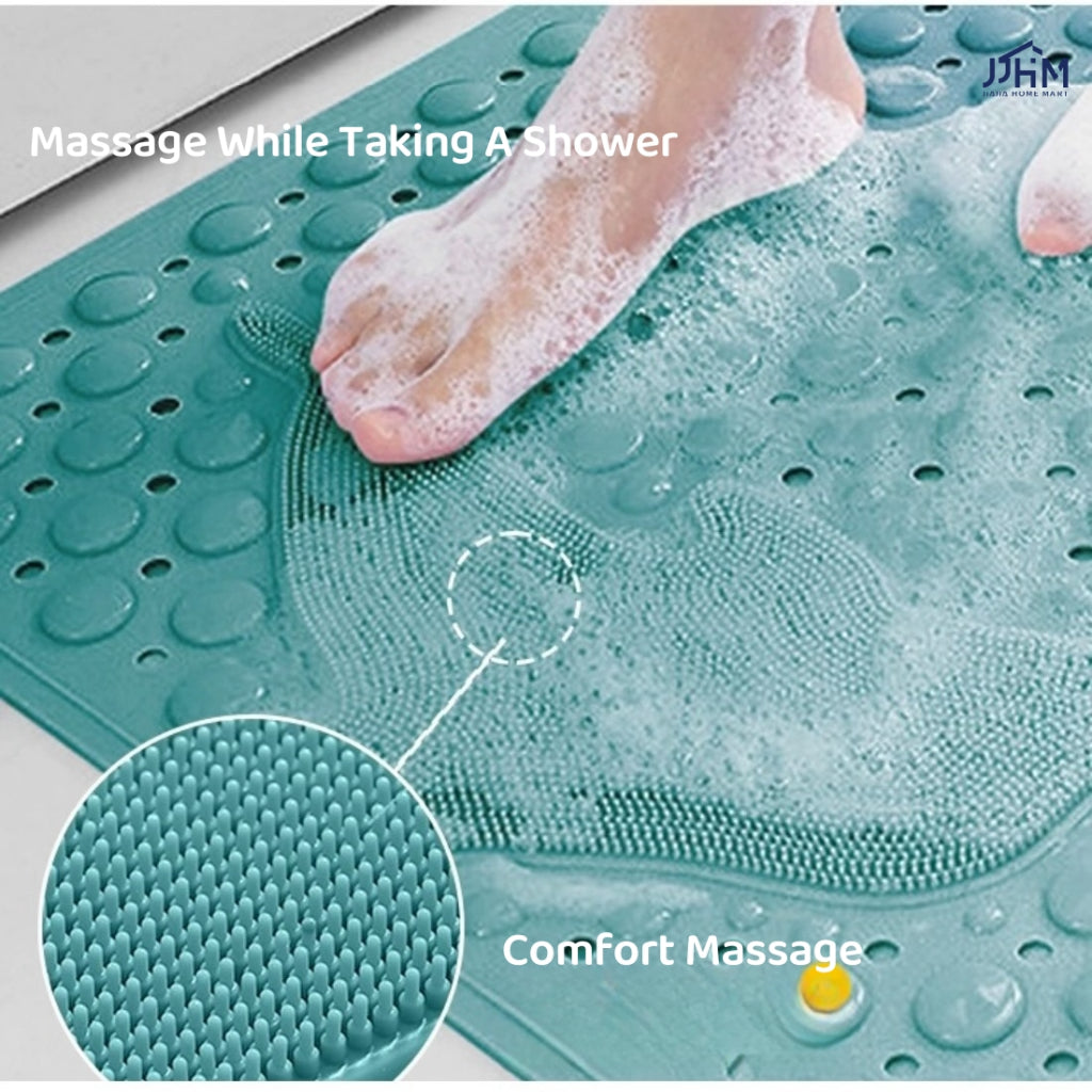 Massage Anti-Slip Mat Toilet Bath Mat Shower Room Waterproof Anti-Fall Foot Mat Household Toilet