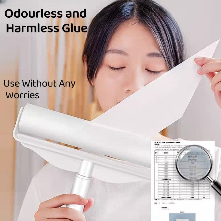 <Thicken Refill> SG Lint Roller Retractable Dust Hair Remover Clothes Cleaning Sticking Paper Refill