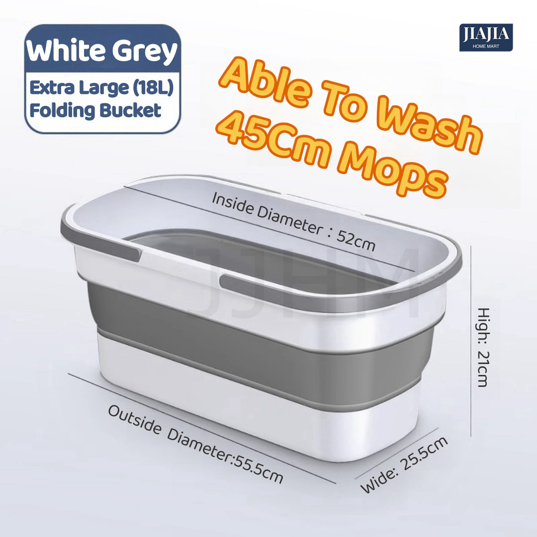 Foldable mop bucket rectangular floor mop bucket flat mop squeeze bucketdrain basin car wash bucket and floor