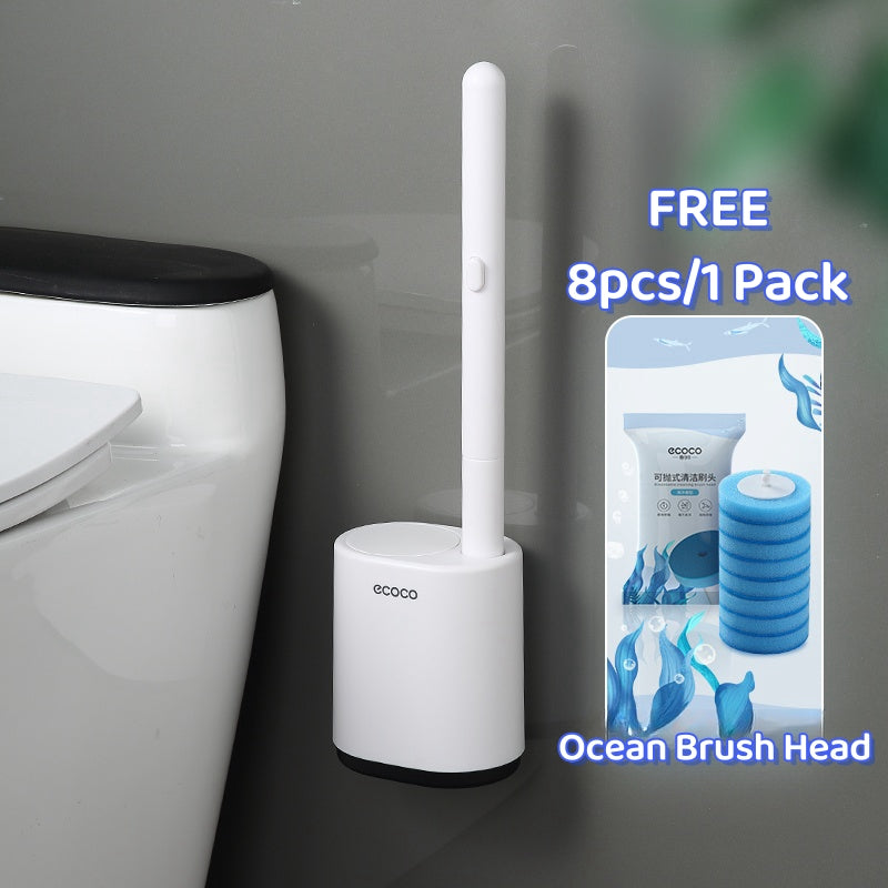 Disposable toilet brush wall-mounted toilet brush replacement head bathroom cleaning toilet Tools Accessories Sets