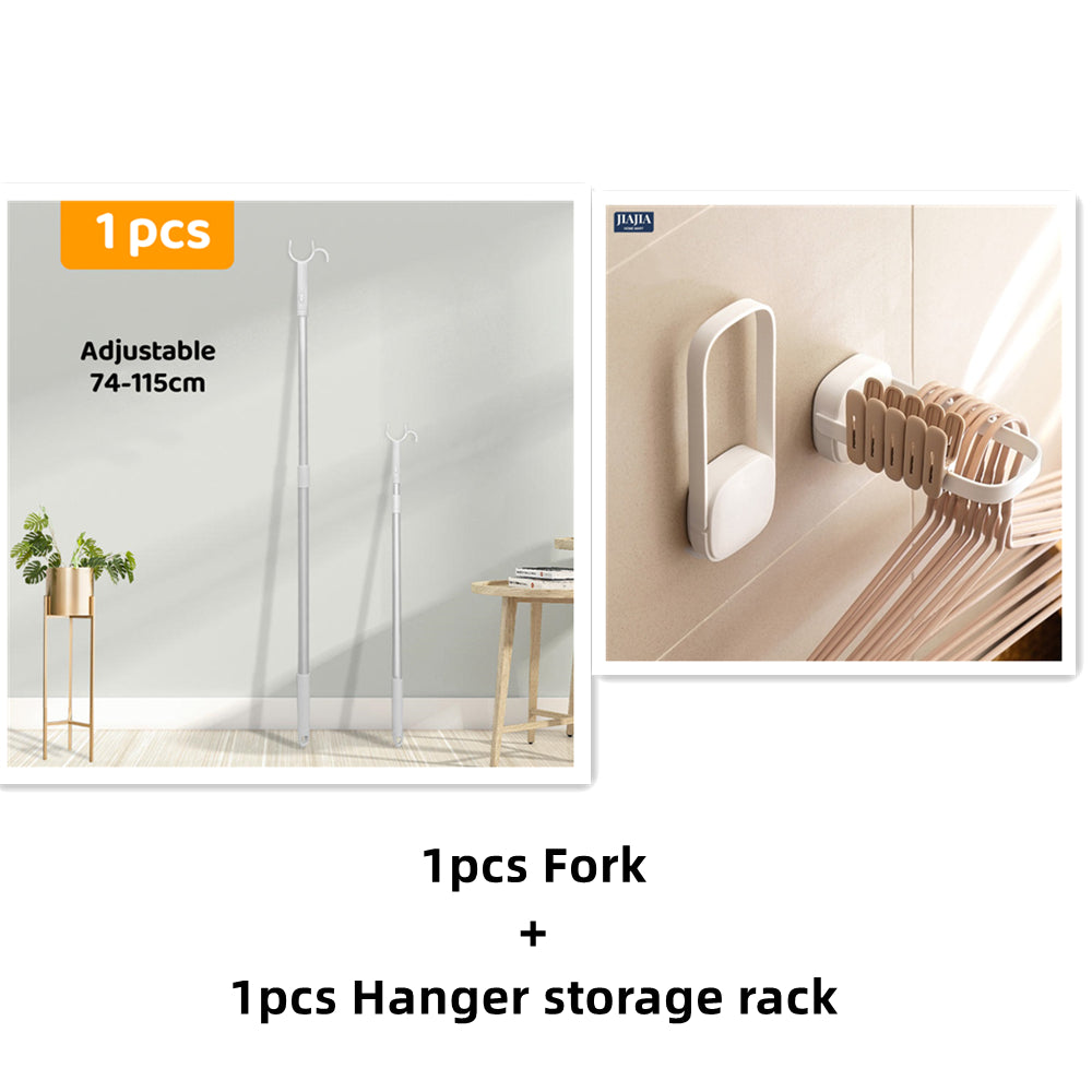 Retractable Aluminum High Quality Laundry Hanger Extendable Rod