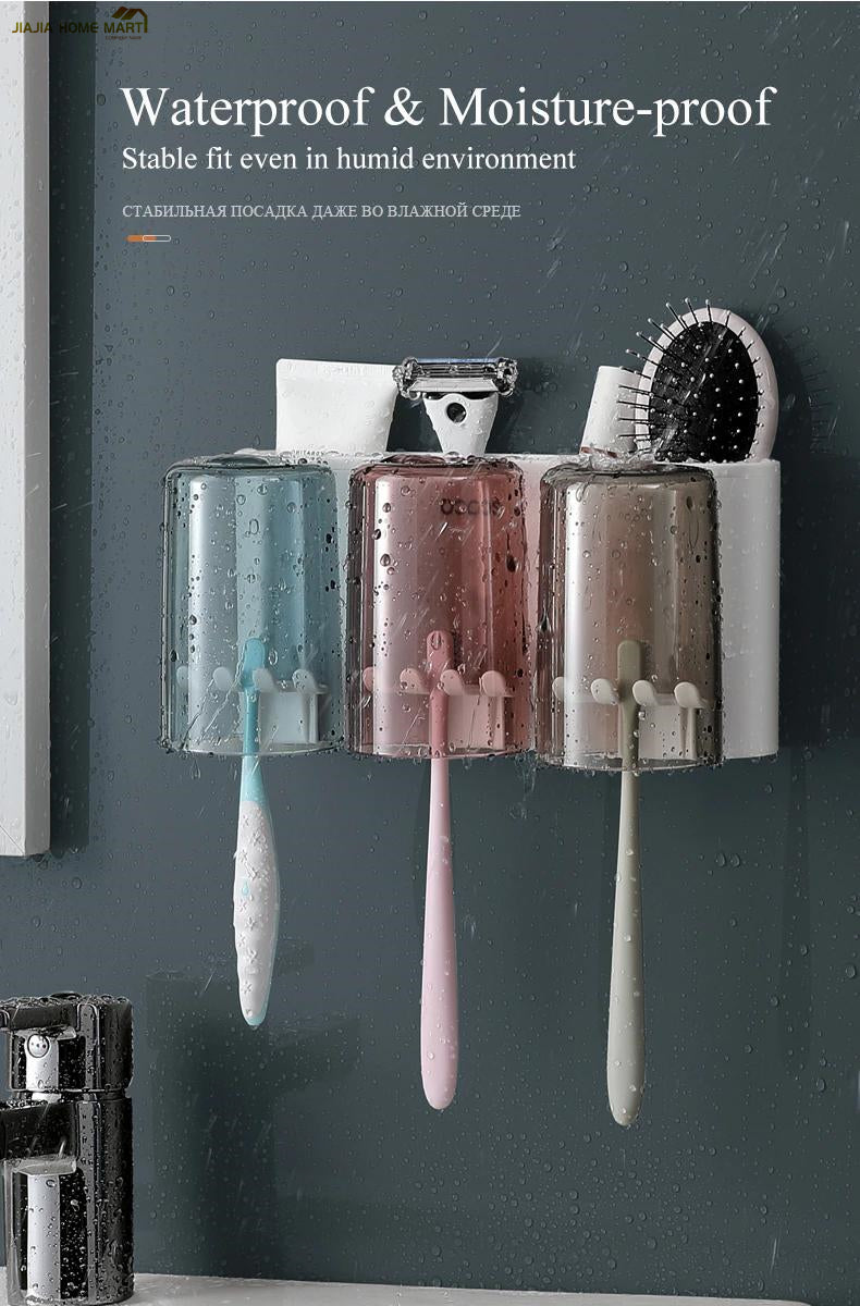 Toothbrush Storage Holder Set