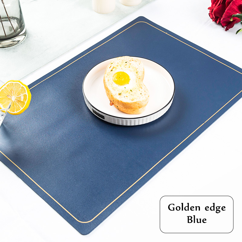 Nordic Style Leather Placemat Washable & Water Oil Proof