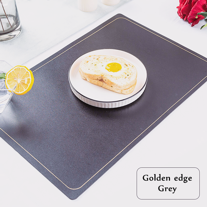 Nordic Style Leather Placemat Washable & Water Oil Proof