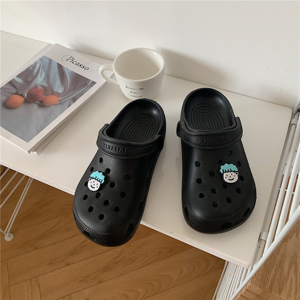 Unisex Slipper Men Women Casual Outdoor kid's Hole Beach Sandals Women's Shoes Non-Slip Beach Hole Shoe