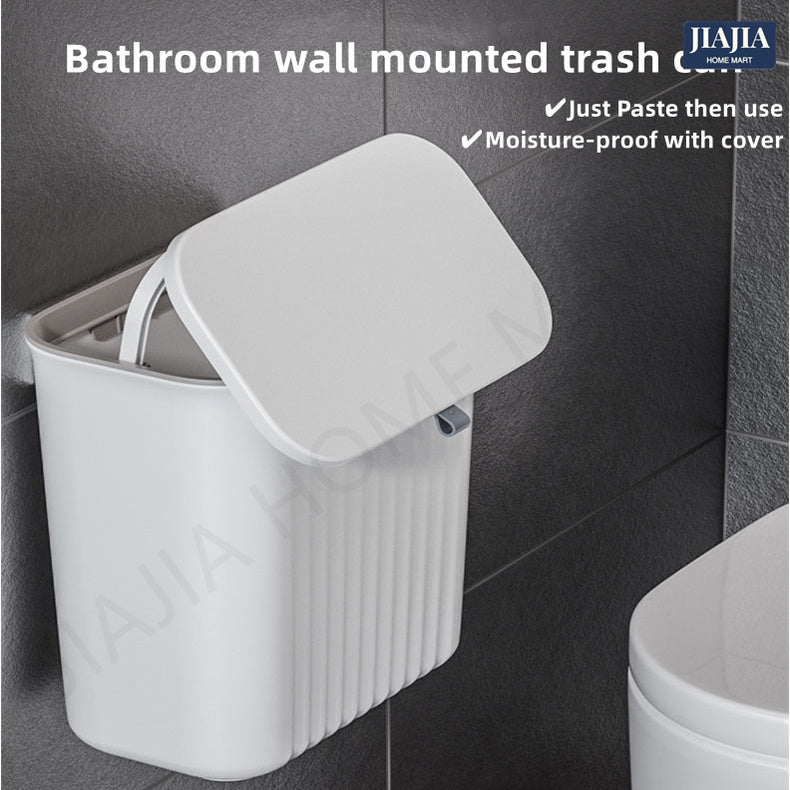 Wall Mounted Trash Bin Easy Installation Wall Hanging