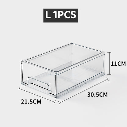<Buy 3 Free 1> Stackable Transparent Acrylic Drawer Organizer Storage Box
